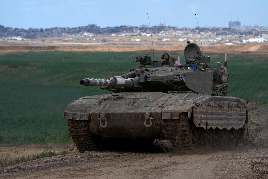 An Israeli Defense Forces tank 