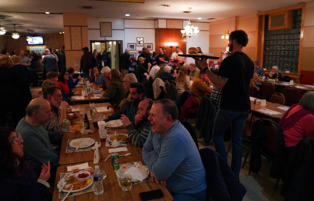 Groups pack the Allegheny Elks Lodge #339 for their annual fish fry on the first night of Lent, in Pittsburgh