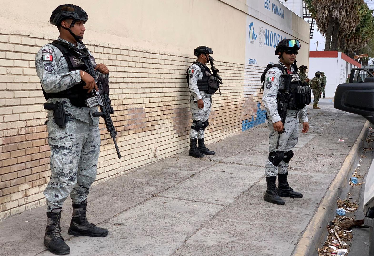 Mexican Natioanla Guard prepare a search mission for four U.S. citizens kidnapped by gunmen at Matamoros, Mexico, Monday, March 6, 2023.