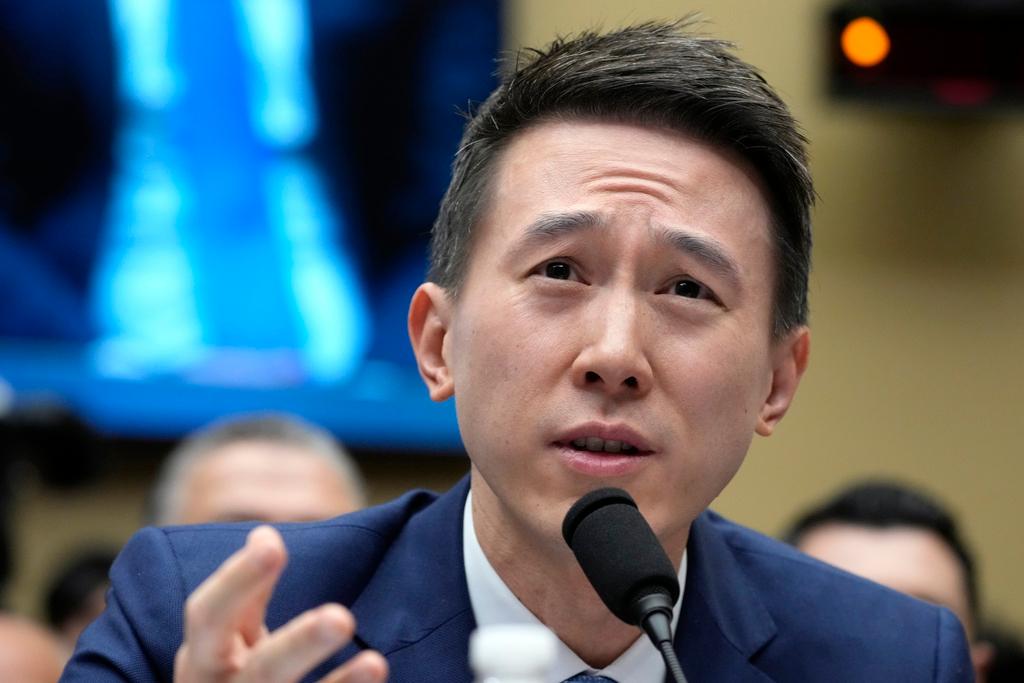 TikTok CEO Shou Zi Chew testifies during a hearing of the House Energy and Commerce Committee, on the platform's consumer privacy and data security practices and impact on children