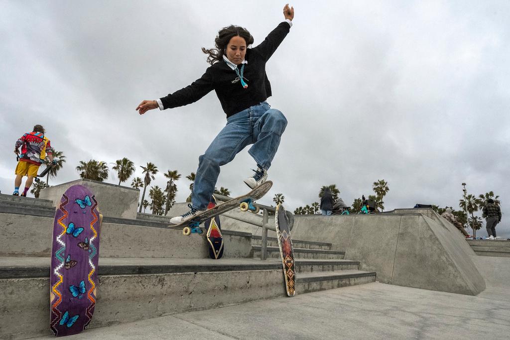 Expert skateboarder Di'Orr Greenwood