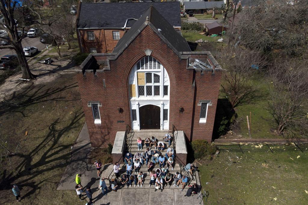 Rolling Fork United Methodist Church after tornado