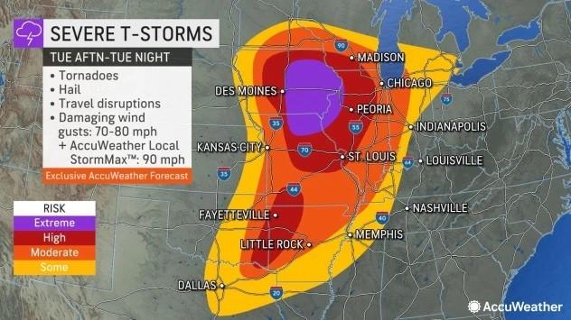 Severe weather potential Tuesday PM