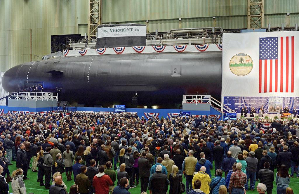 United States Navy's nuclear-powered attack submarine USS Vermont 