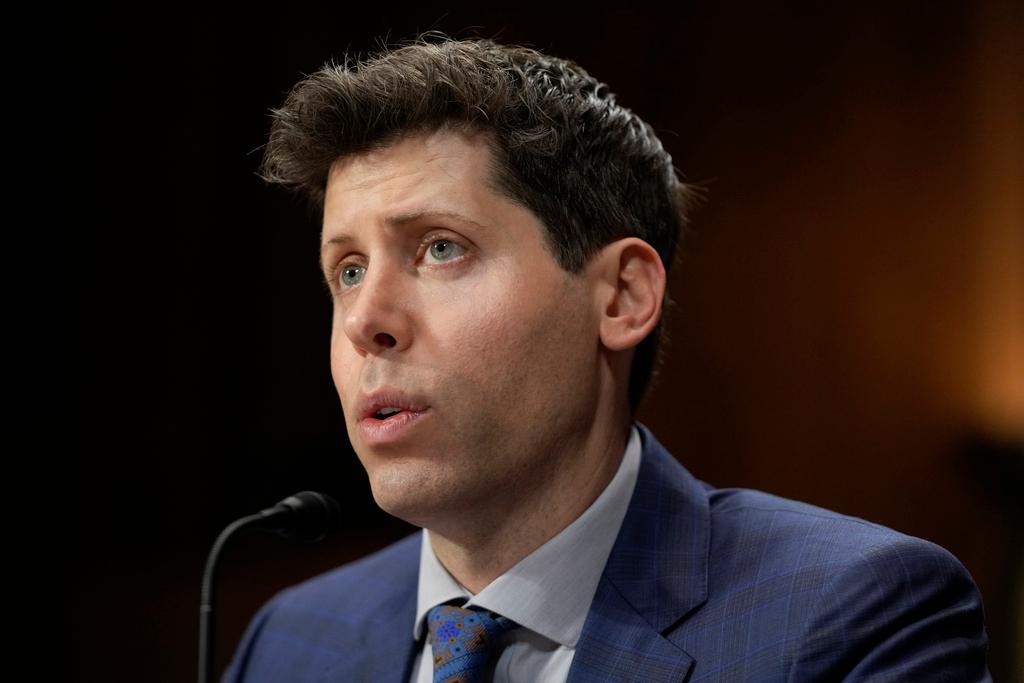 OpenAI CEO Sam Altman speaks before a Senate Judiciary Subcommittee on Privacy, Technology and the Law 