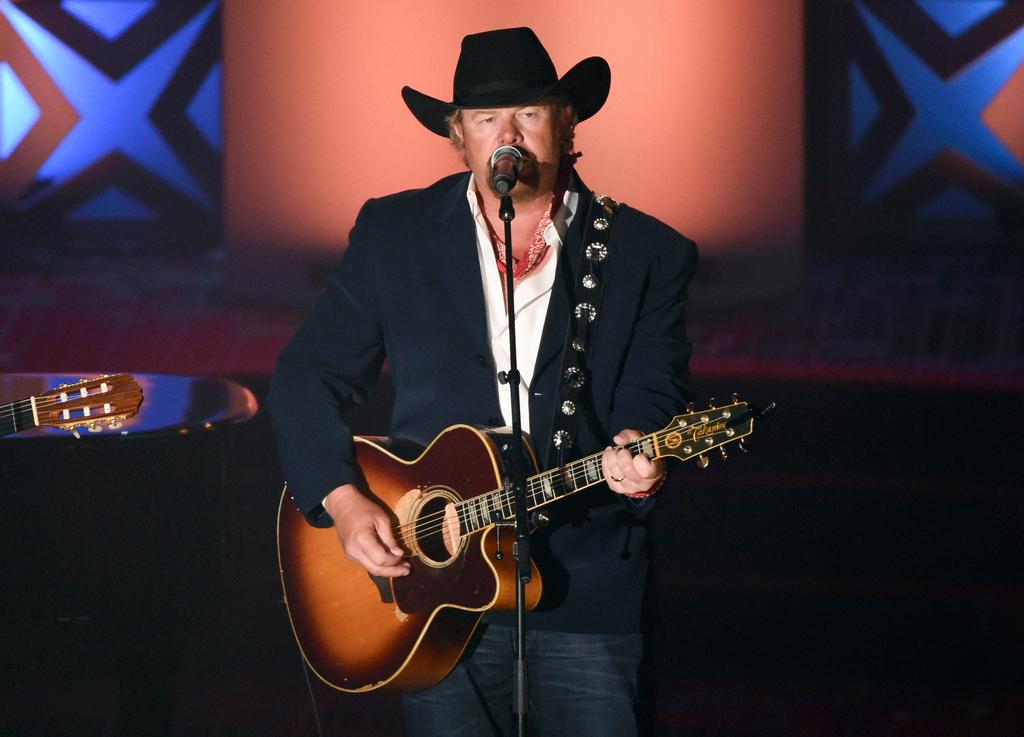 Honoree Toby Keith performs at the 46th annual Songwriters Hall of Fame Induction and Awards Gala at the Marriott Marquis on June 18, 2015, in New York.