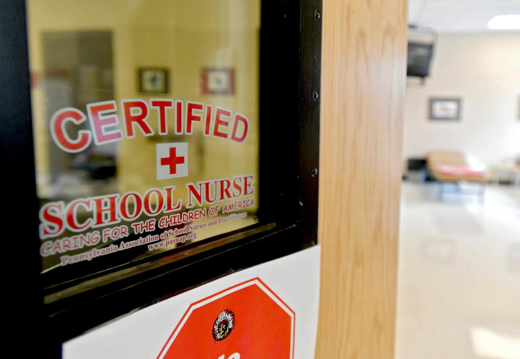 the front of the Bellefonte Area School District certified school nurses office.