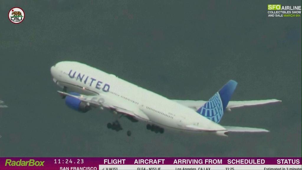 United Airlines jet loses tire as it takes off from San Francisco International Airport