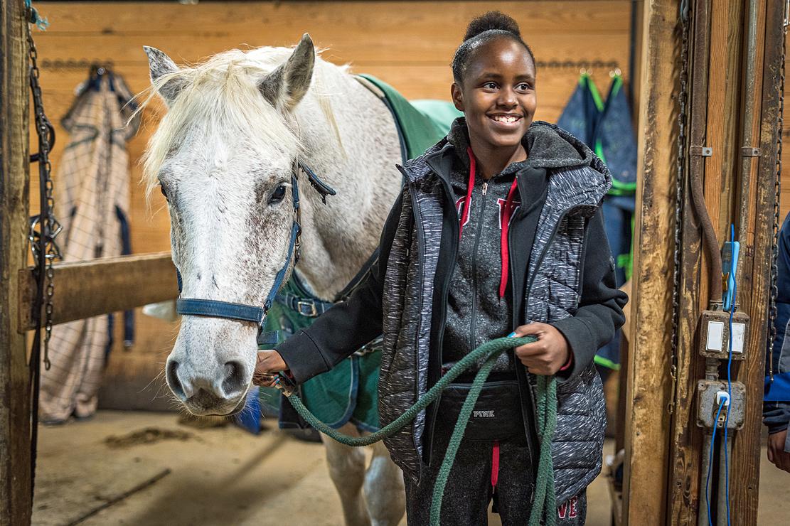  “It’s all about the life lessons that horses teach us"