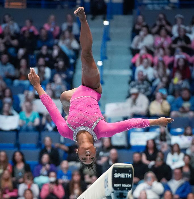 Simone Biles Appears Olympic Ready Positive Encouraging K Love