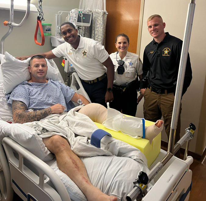 Deputy Kalin Hall encouraged after delicate surgery