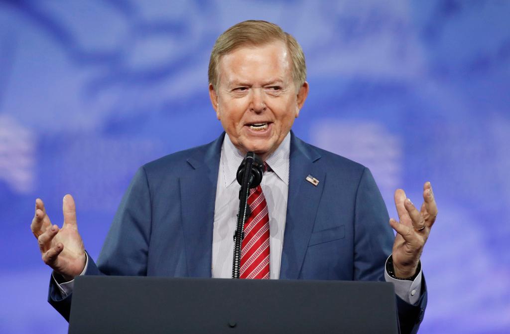 Fox Business News host Lou Dobbs speaks at the Conservative Political Action Conference (CPAC)