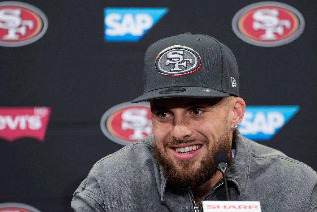  San Francisco 49ers first round draft pick Ricky Pearsall