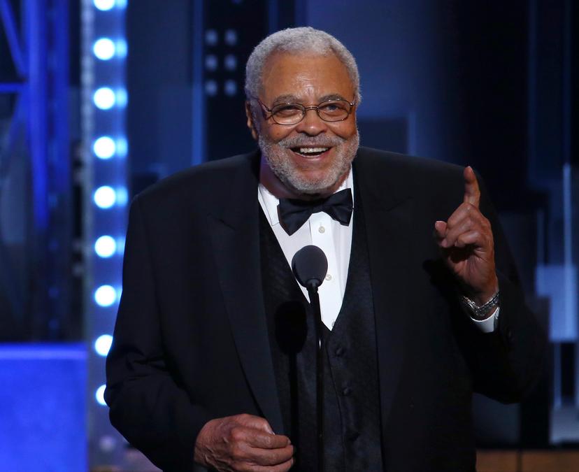 FILE - James Earl Jones accepts the special Tony award for Lifetime Achievement in the Theatre at the 71st annual Tony Awards on Sunday, June 11, 2017, in New York. 