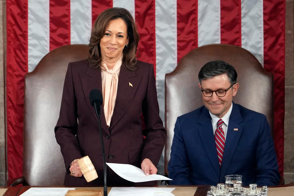 Although defeated by Trump, it was Harris' role as VP to certify the election