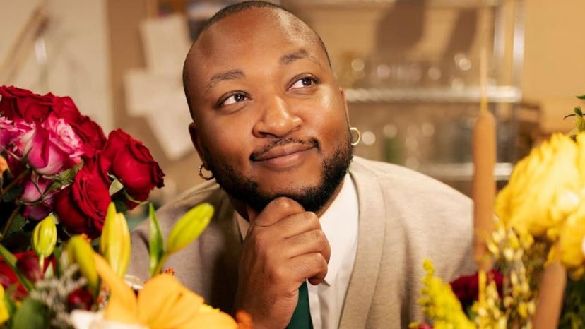 Robert Washington-Vaughns, founder of The Black Men Flower Project