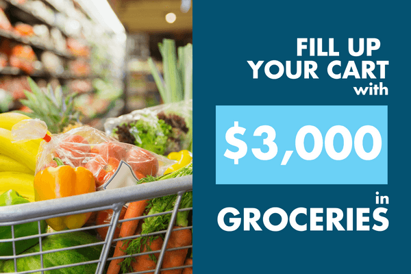 Fill Up Your Cart with $3,000 in Groceries