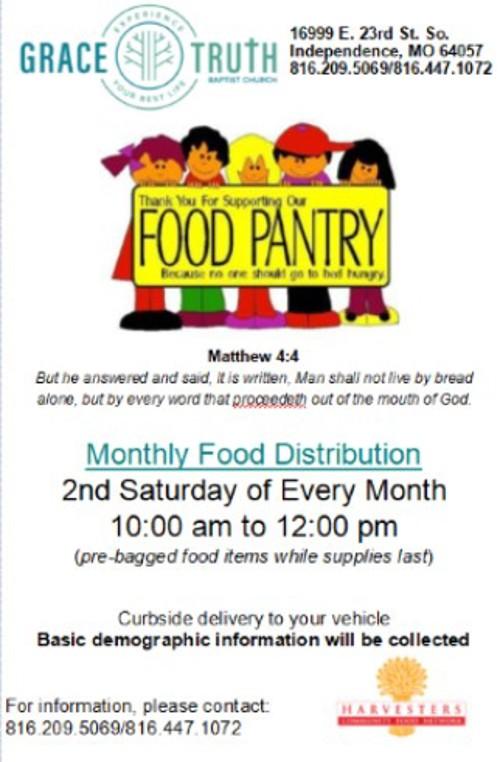 Food Pantry with Harvesters Food Network