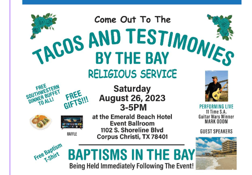 Tacos & Testimonies By The Bay