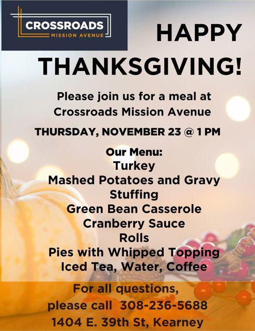 Community Thanksgiving Meal