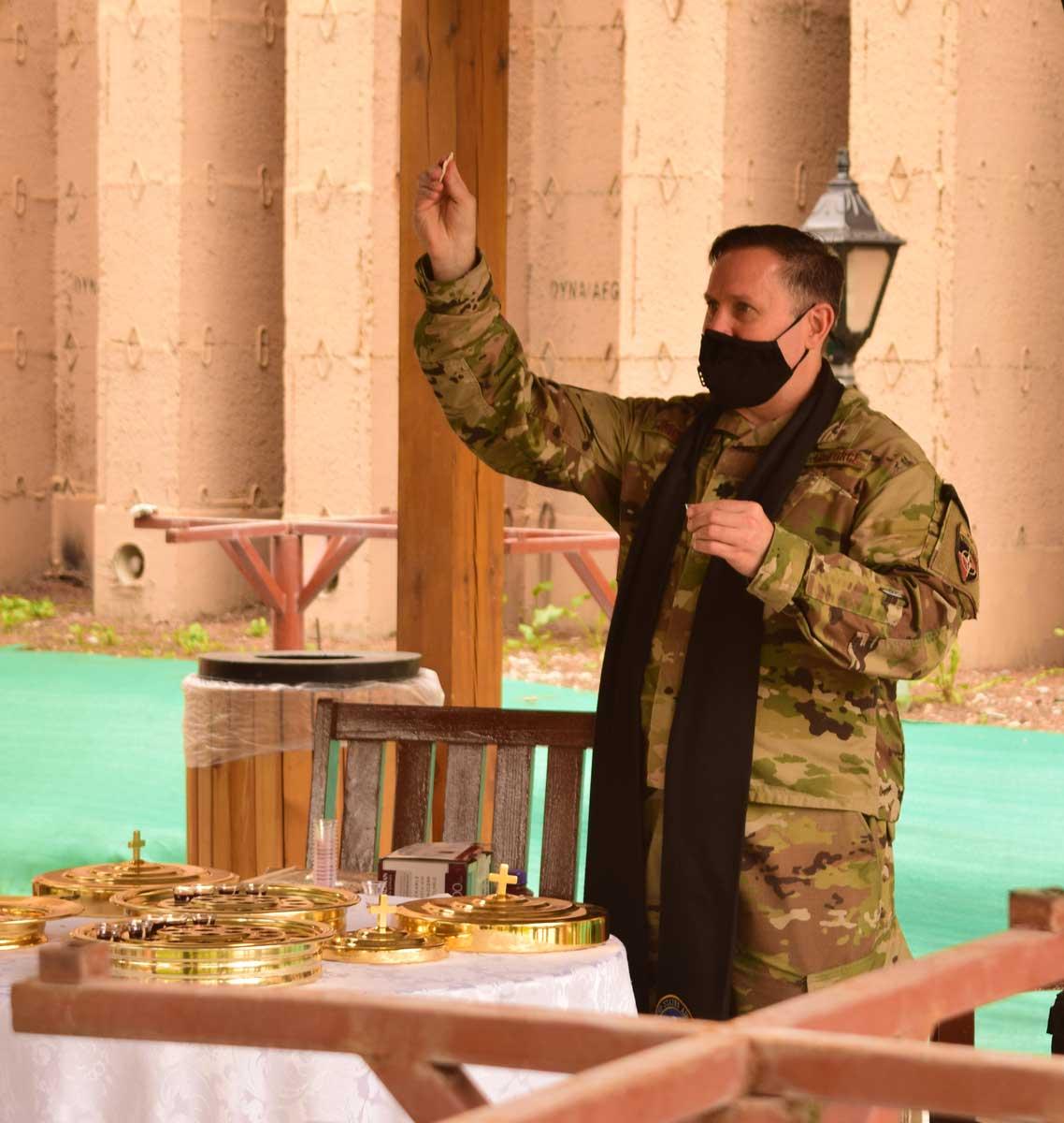 Communion service/Afghanistan