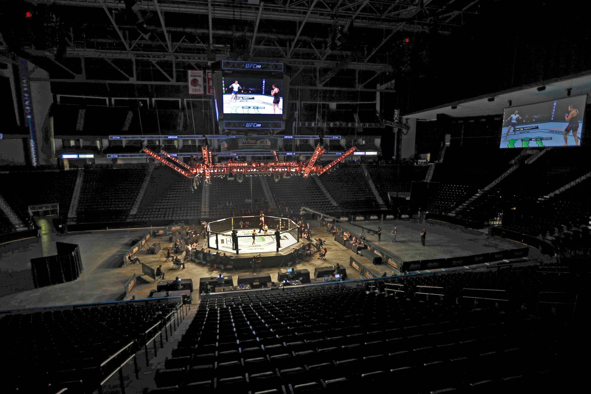 UFC fight without fans