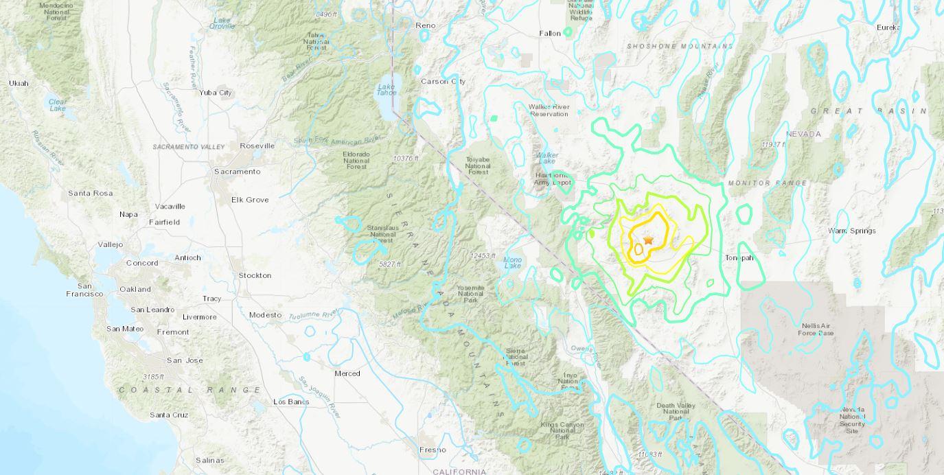 Earthquake in Nevada 