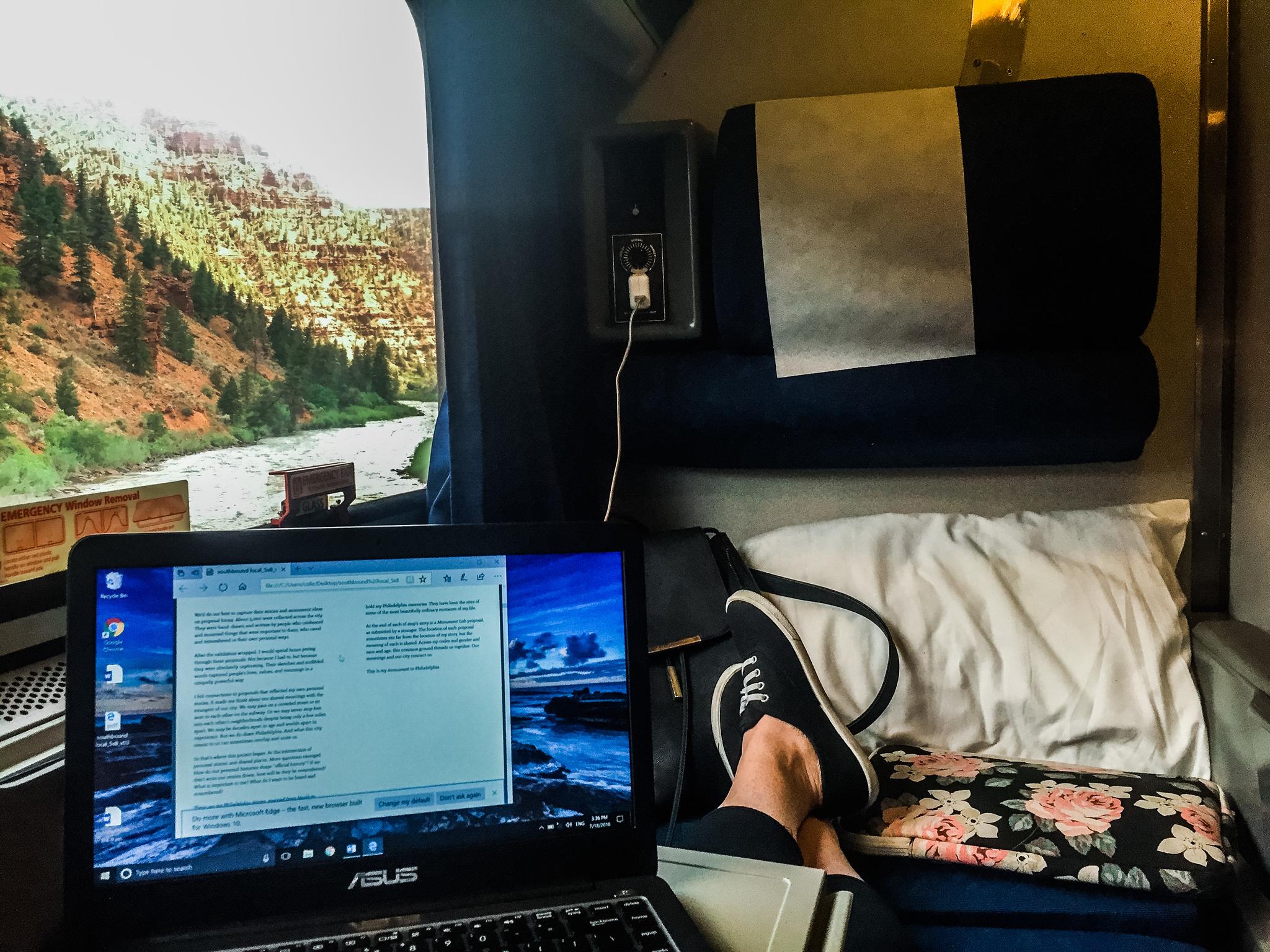 Amtrak "Roomette"