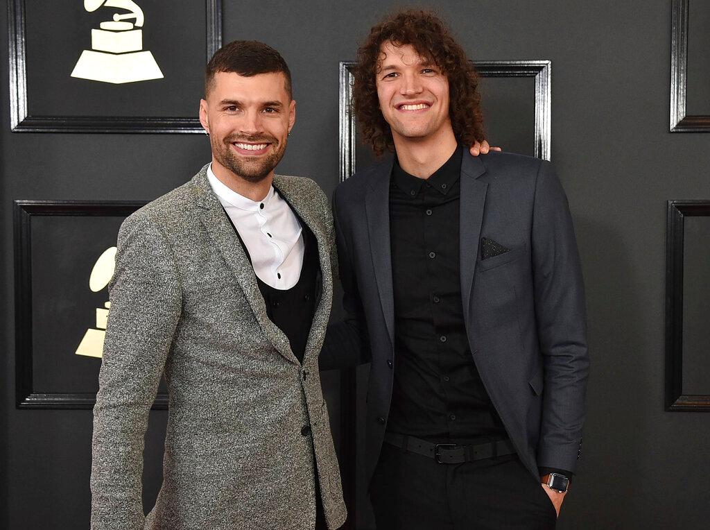 Joel Smallbone, left, and Luke Smallbone of for King & Country