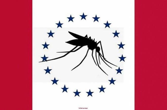 mosquito-themed state flag