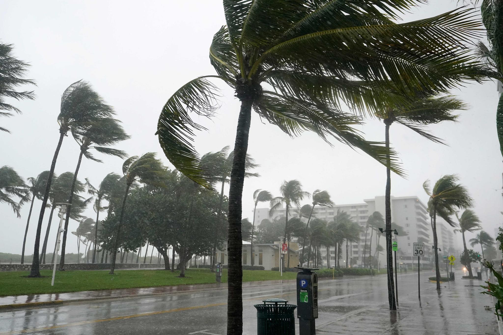 Miami Beach as hurricane approaches