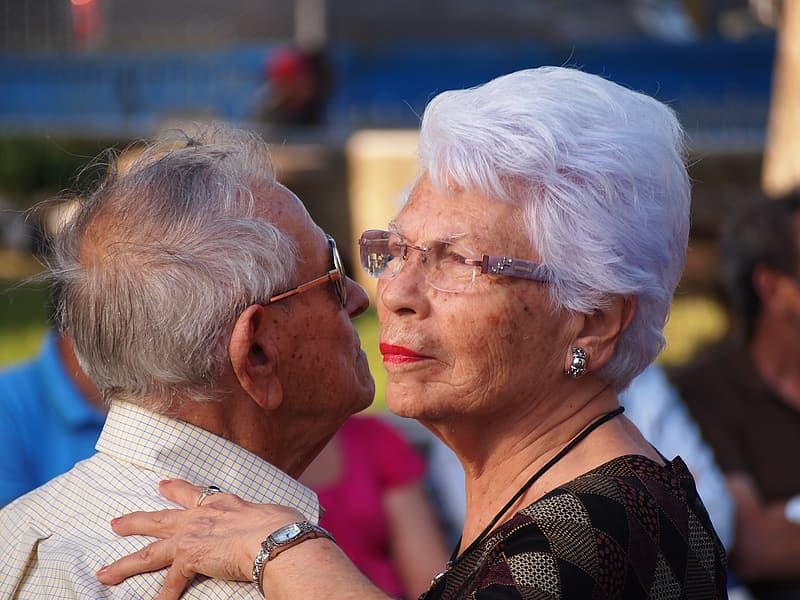 Older Couple Dancing 