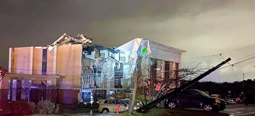 Tornado Damage in Fultondale Alabama 