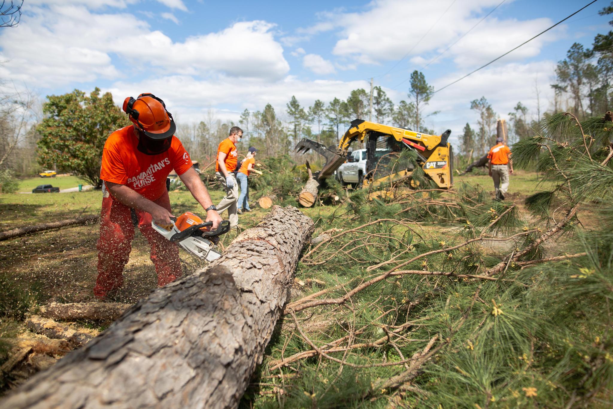 Samaritan's Purse volunteers help families in Tuscaloosa, Alabama recover from the storm