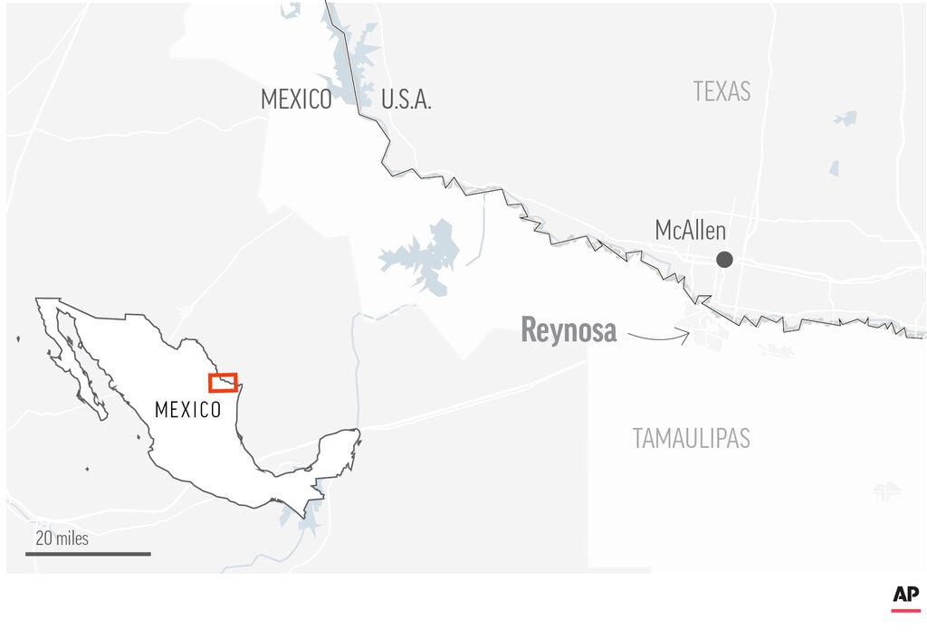 Mexican border city of Reynosa near McAllen, Texas