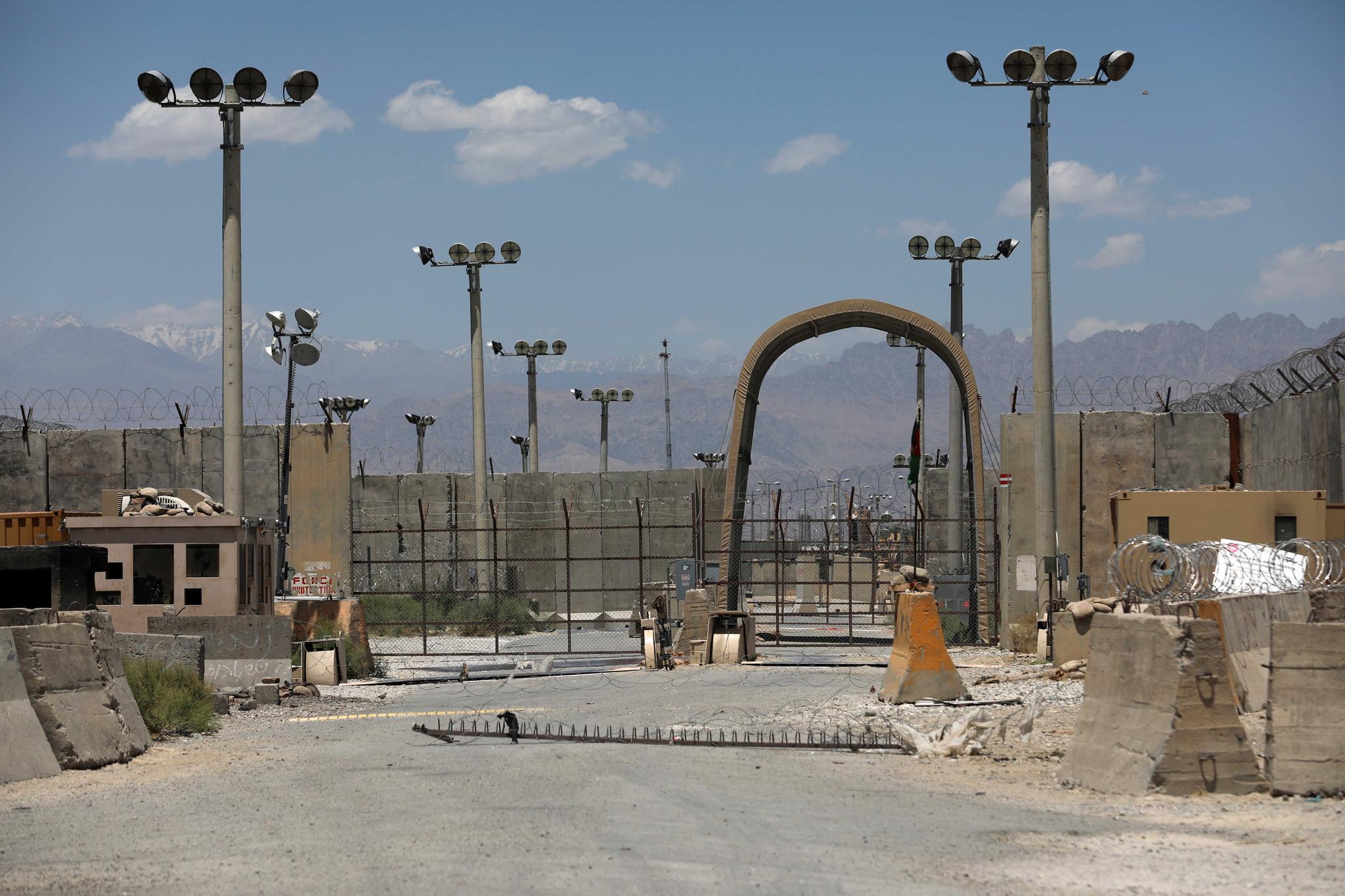 Bagram Air Base in Afghanistan