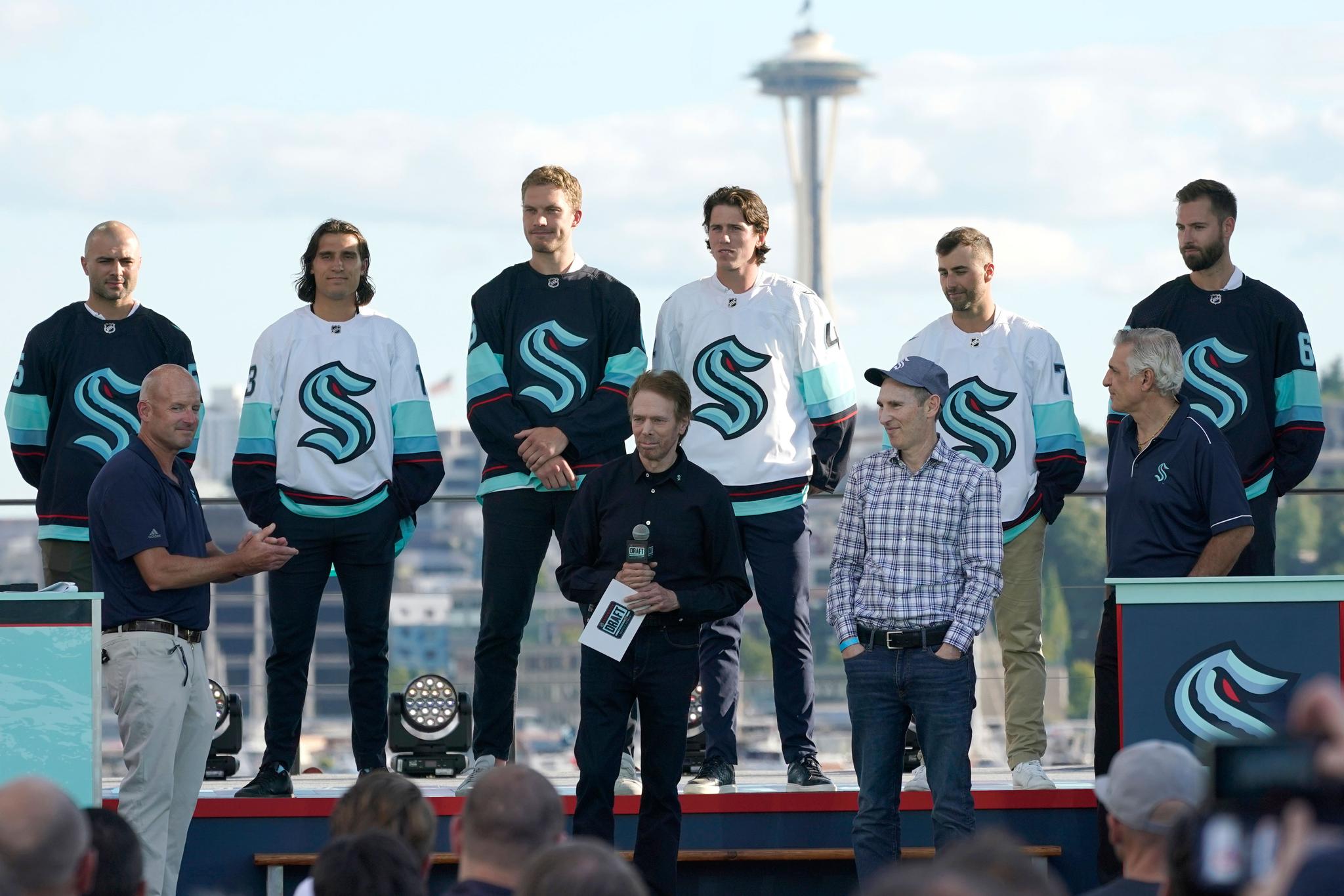 New Seattle Kraken hockey players