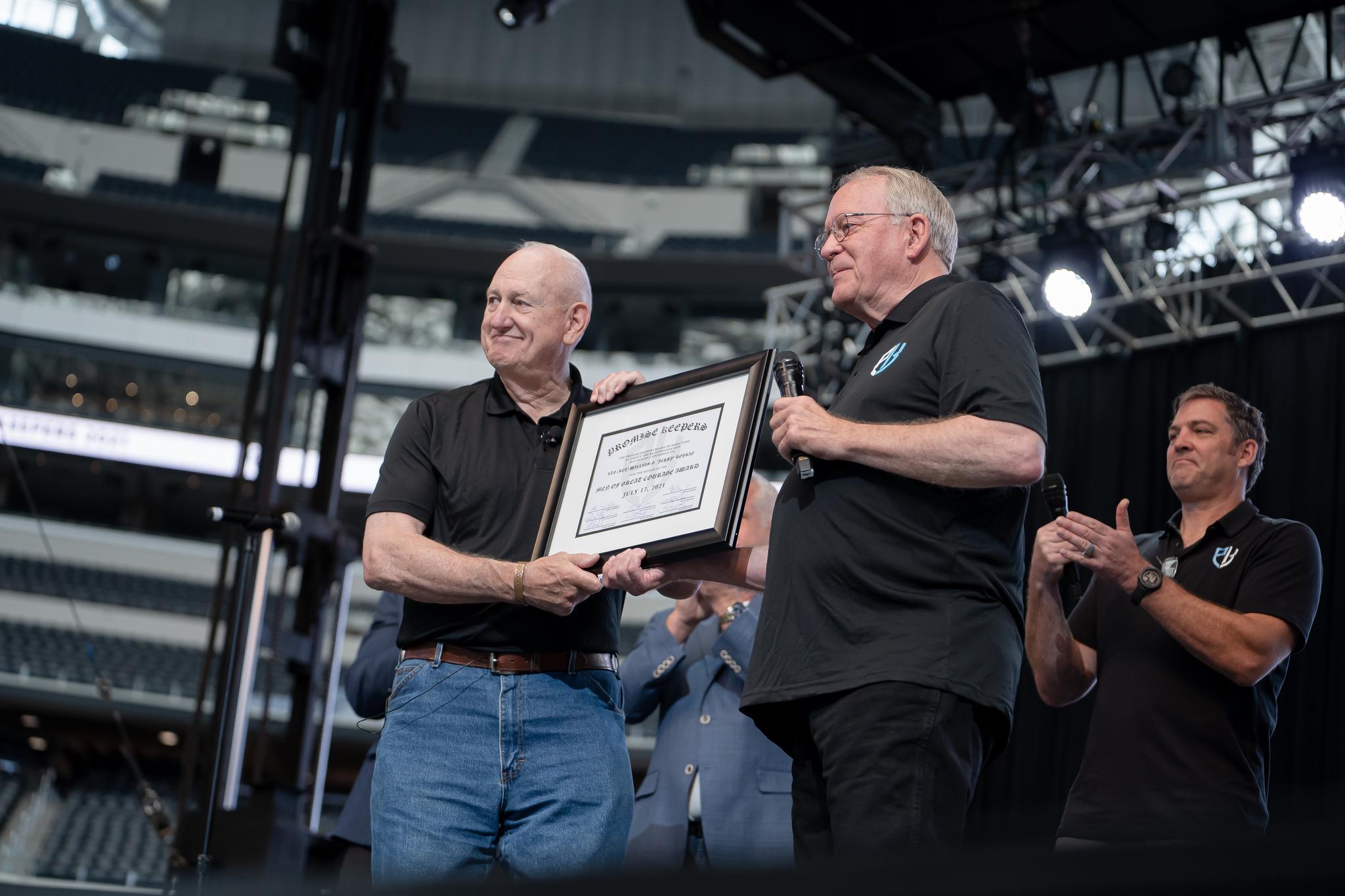 William G. 'Jerry' Boykin Awarded At Promise Keepers’ 2021 Men’s Conference held at AT&T Stadium in Arlington, Texas