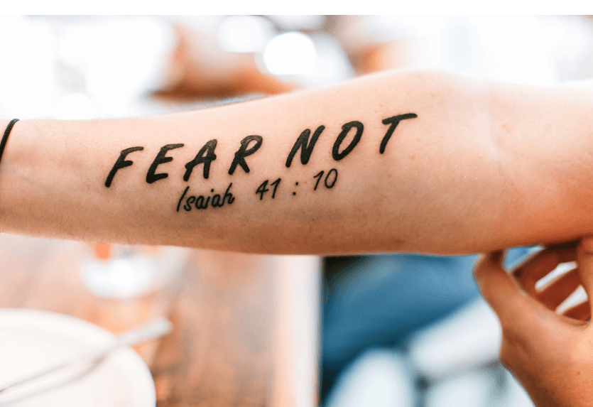 Fear Not tattoo