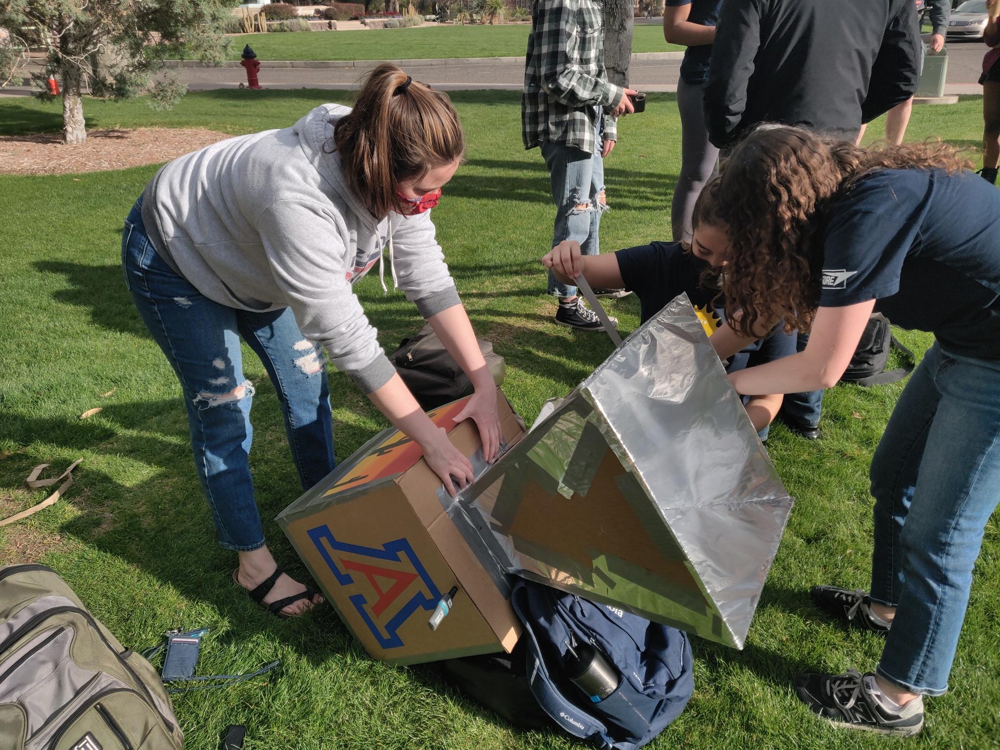 Engineering students get cooking with homemade Solar Ovens