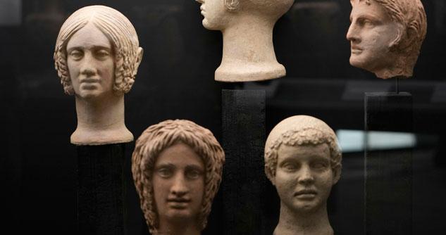 Terracota heads