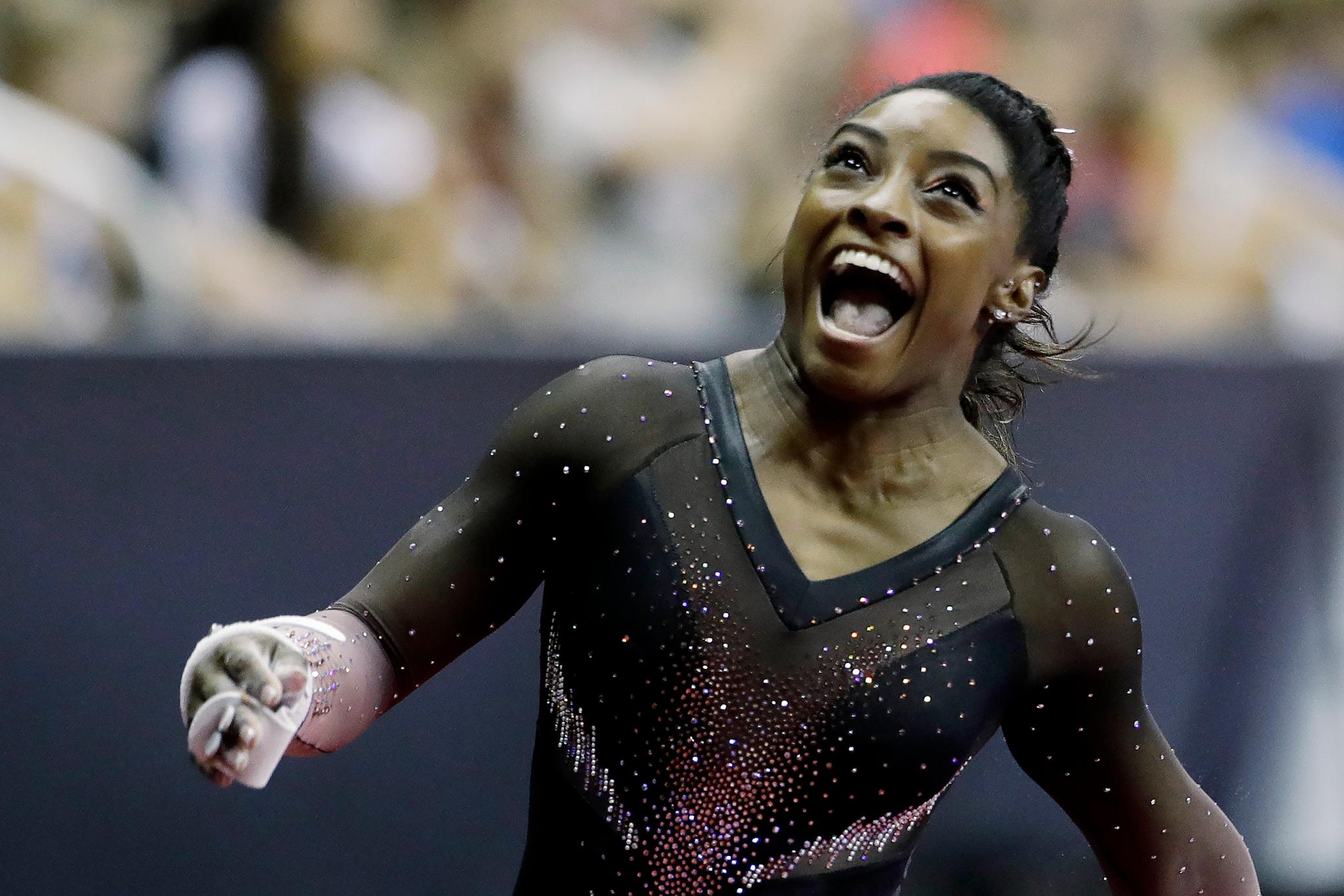 Simone Biles soars to 6th US gymnastics title