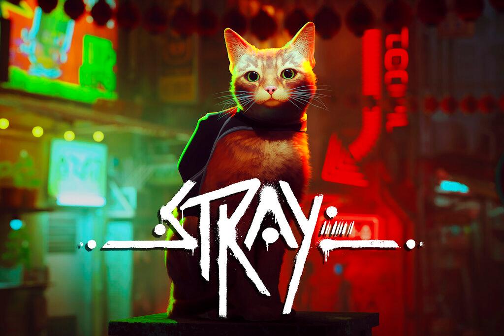 The virtual cat hero from the new video game sensation “Stray”