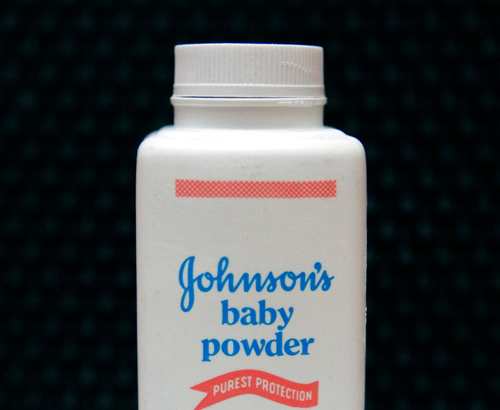 Bottle of baby powder