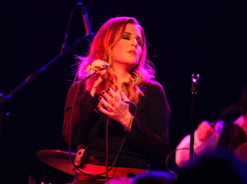 Lisa Marie Presley performs during her Storm & Grace tour on June 20, 2012, at the Bottom Lounge in Chicago. Presley — the only child of Elvis Presley and a singer herself — was hospitalized Thursday, Jan. 12, 2023, her mother said in a statement.