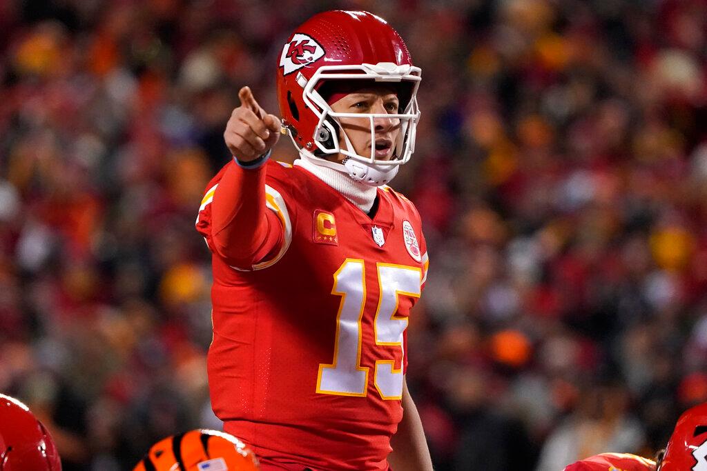 KC Chiefs quarterback Patrick Mahomes