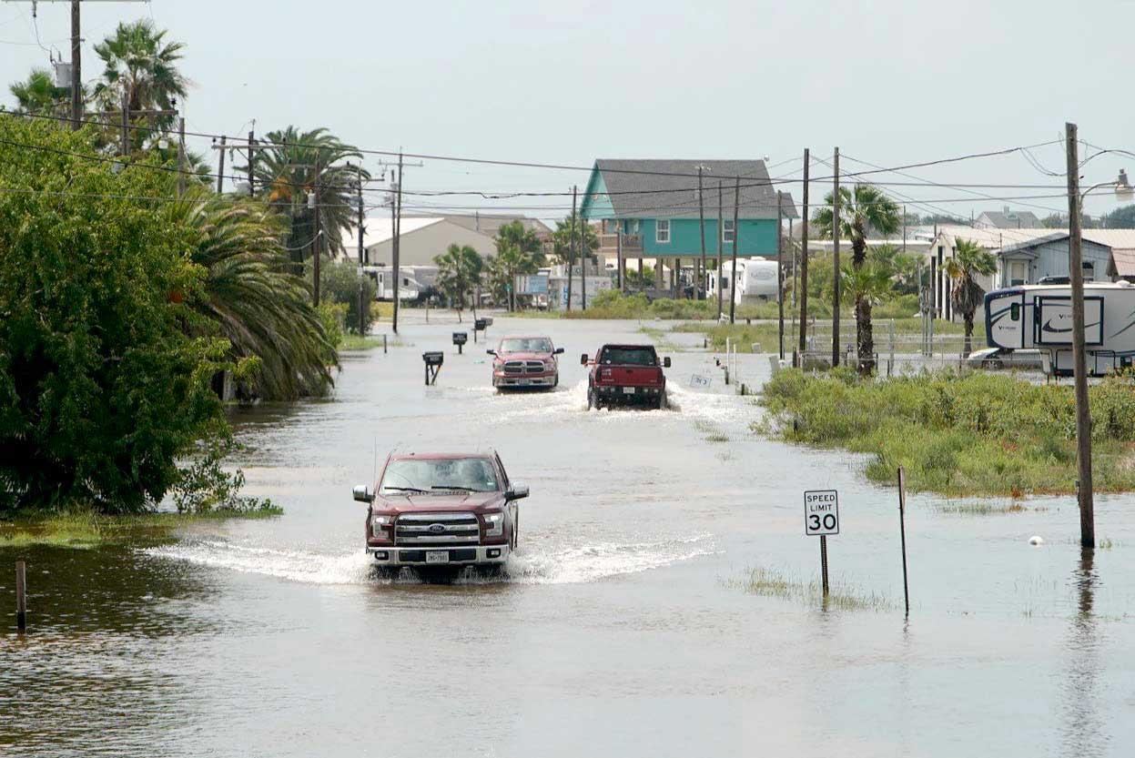 Flooding in Sargent Texas