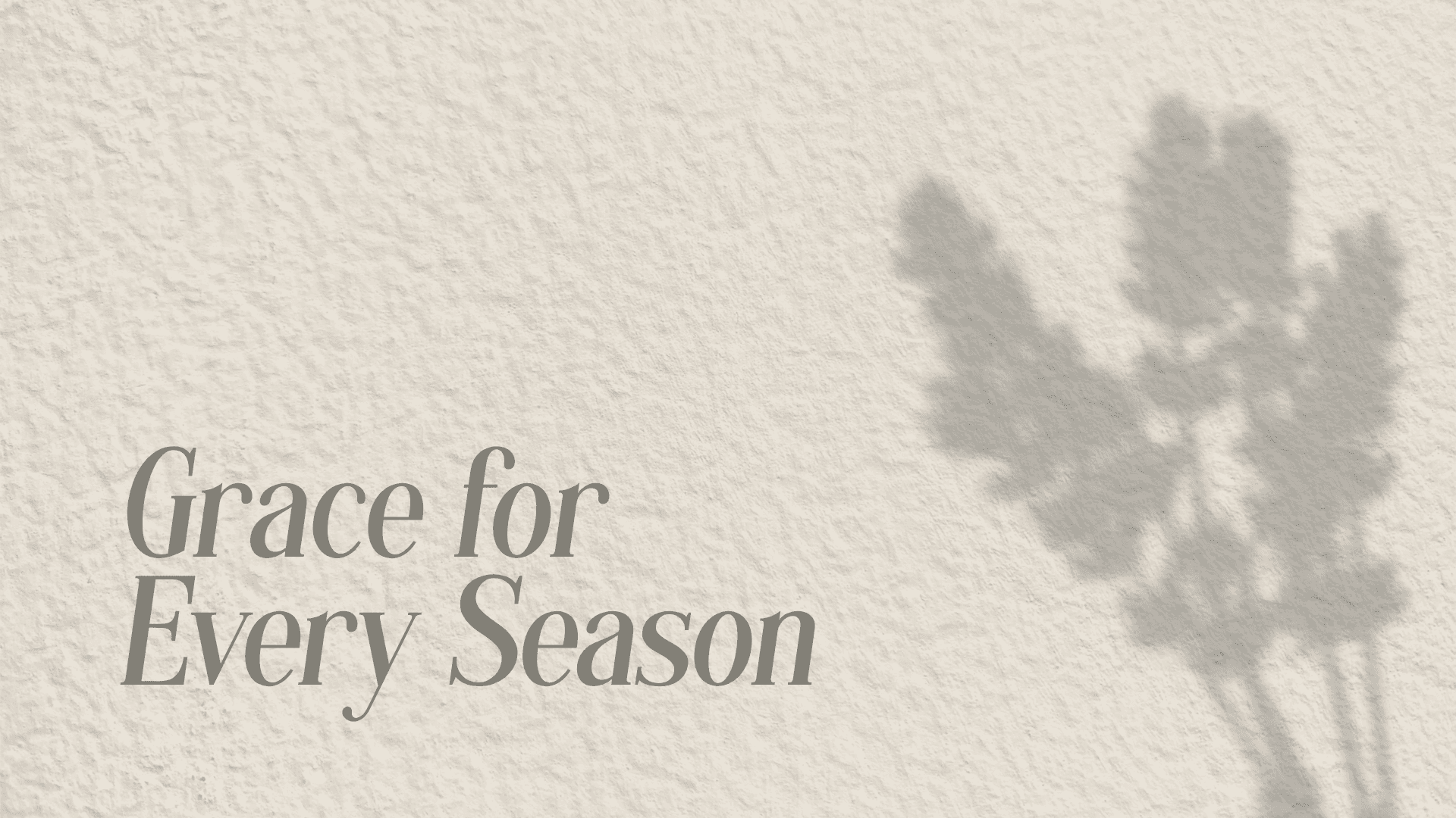 Grace for Every Season Image
