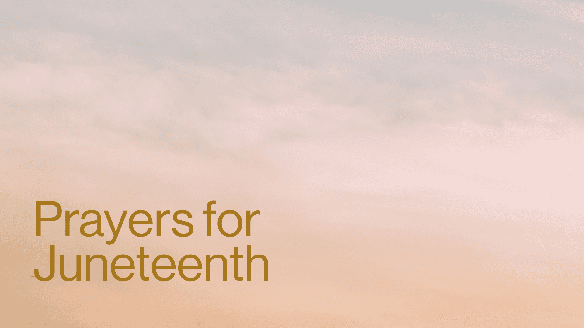 Prayers for Juneteenth Image