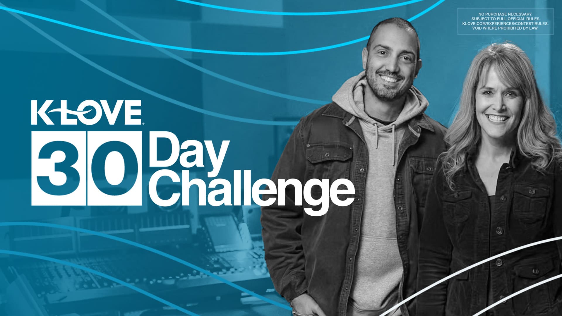 K-LOVE 30 Day Challenge 2026 featuring Carlos and Amy